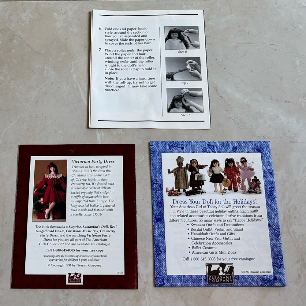 American Girl Storybook Pamphlet Brochures Newspaper Collection Bundle 1995 VTG - Picture 7 of 15